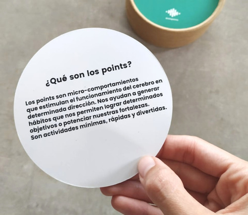Imagen 3 de 4 de Practicá Tus Points. Juego De 50 Tarjetas. Neurociencia.