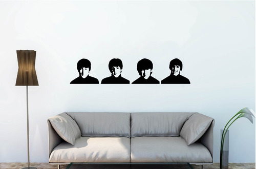 Vinil Decorativo Beatles Para Pared