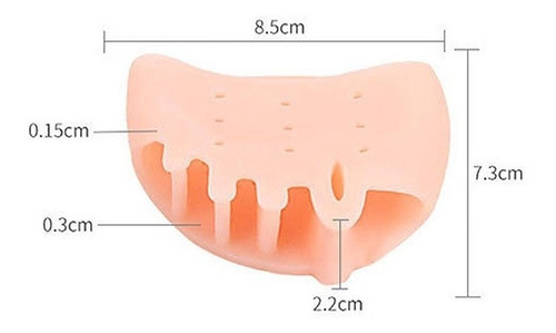 Imagem 7 de 7 de Palmilha Silicone Planta Pé Proteção Anti Calo Facite Gel