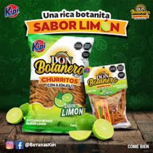 Churritos De Maiz Sabor Limon Don Botanero 820g