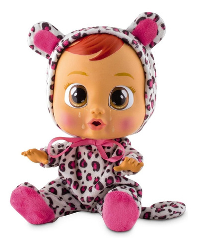 Cry Babies Muñeca Bebé Lea  Leopard   