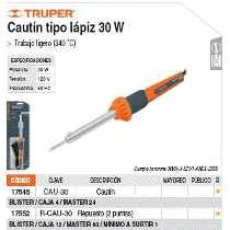 Cautin Tipo Lapiz De 30w Marca Truper  Cau-30