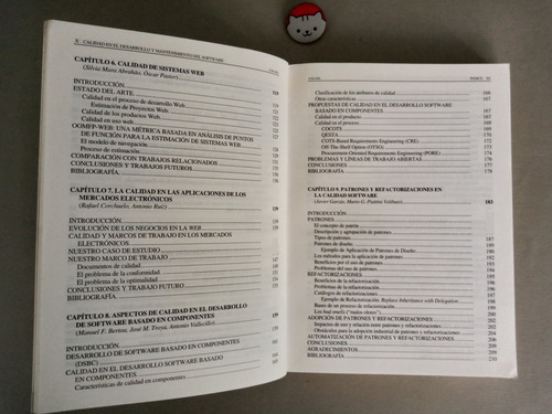 Libro: Calidad En El Desarrollo Y Mantenimiento Del Software (Usado)
