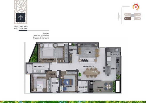 Imagem 22 de 28 de Apartamento Com 3 Dormitórios À Venda Por R$ 1.039.990,00 No Bairro Mercês - Curitiba / Pr - Coppa Alto Mercês - 921911