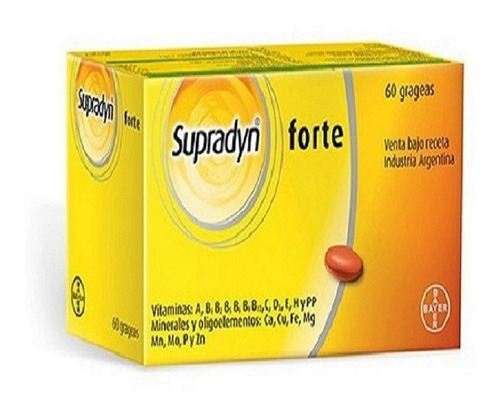 Supradyn Forte X 60 Comprimidos (complejo Vitamínico)