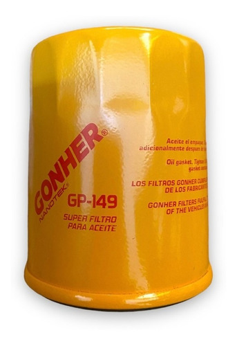 Super Filtro Para Aceite Gp-149