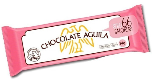 Imagen 1 de 1 de Barrita Chocolate Taza Aguila X 14 Grs X 24 U - Lollipop