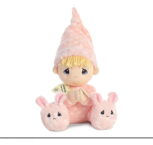 Cor Aurora Precious Moments Peluche Suave Rezador Niña Bebe