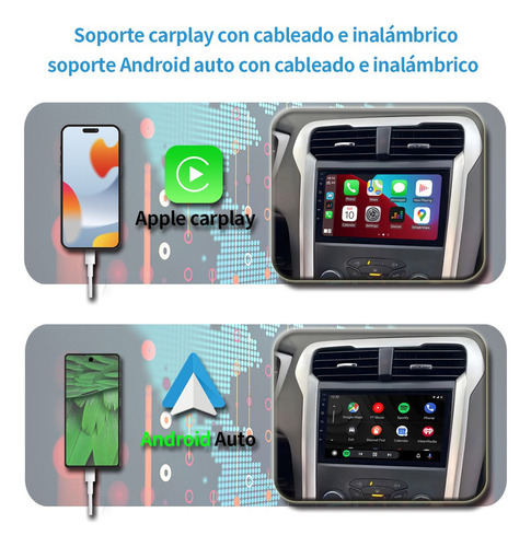 Y Estéreo Carplay Ram 2gb Para Ford Mondeo Fusión 2013-2019