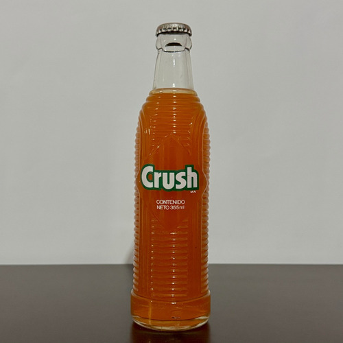 1 Botella De Refresco Crush Naranja México Años 80 S (Usado)