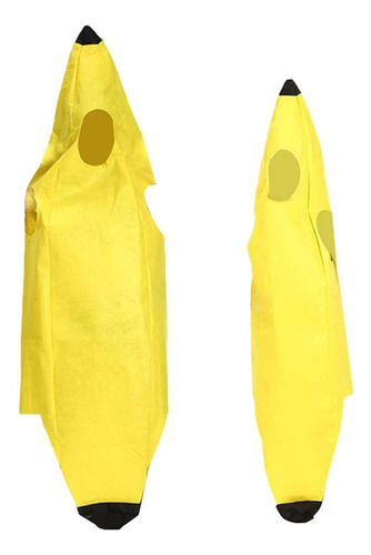 2x Disfraz De Plátano Para Adultos Y Niños Para Carnavales