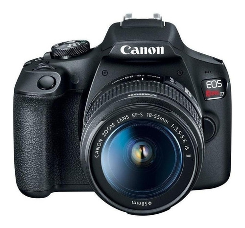 Canon EOS Rebel T7 Premium Kit DSLR color negro