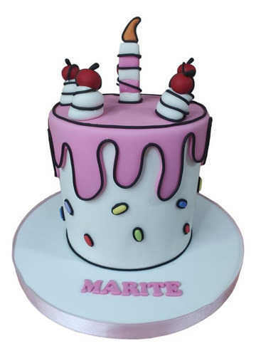 Torta Temática Barbie , Merlina , Mario Bross , Unicornio