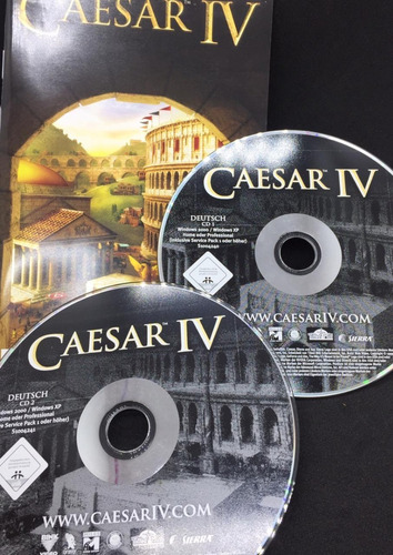 Caesar 4 - Pc - Sierra - Cib Com Manual - Versão Alemã