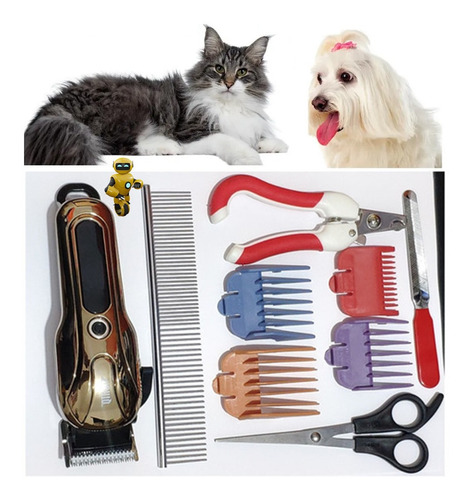 Imagem 2 de 6 de Máquina De Corte Pet Cachorro E Gato Qr-do3 Bivolt Turbo 5w