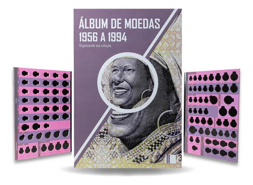 8 Álbuns Para Moedas 1854-2050 Real Olímpico Ao Réis Prata