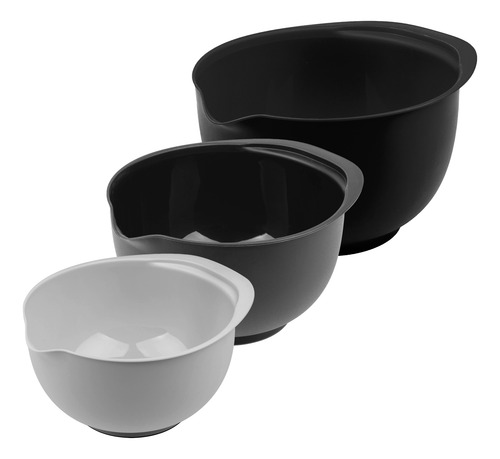Set De Bowls 12 Piezas Vasconia Prima Color Gris
