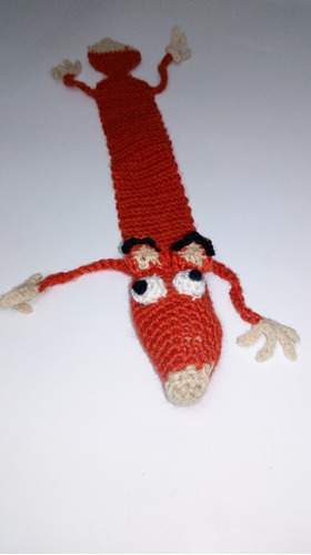 Señalador De Libros Adorno Crochet Decoracion Muñeco Zorro