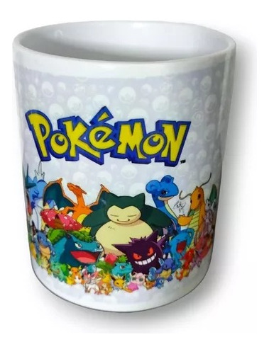 Mug Pocillo De Cerámica Pokemon Go Cartas Taza Pikachu Niños