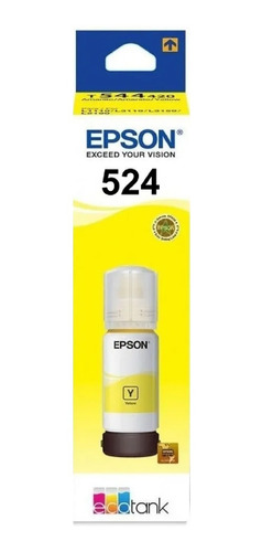 Botella Epson T524 T524420 Amarillo Ecotank L15150 L15160 