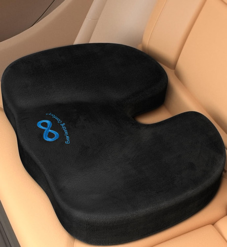 Cojín De Asiento De Coche Mejorado Con Comfortfoam Premium 