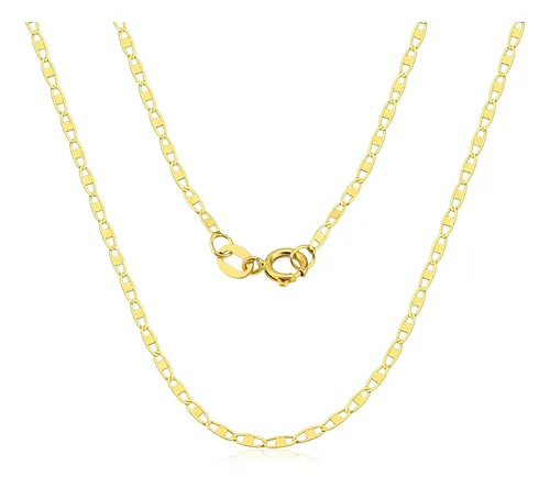 Corrente Masculina Piastrine Maciça Em Ouro 18k-750 Cor Amarelo
