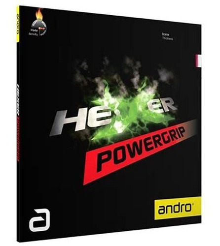 Goma De Tenis De Mesa Andro Hexer Powergrip Paleta Ping Pong