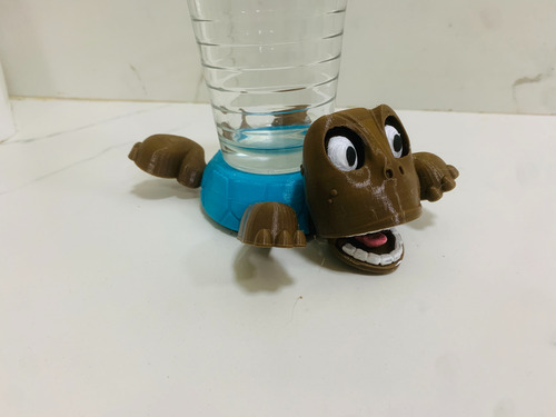 Tortuga Viral Posatazas Posavasos Articulada Varios Colores Tortuga Celeste/celeste