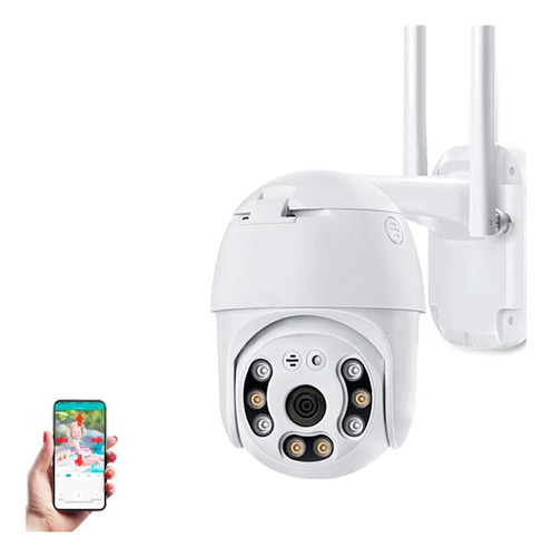 Camara Ip Exterior Soporta Lluvia Y Calor App Yi Iot