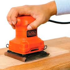 Imagen 7 de 9 de Lijadora Orbital Black+decker Bs200 Naranja 50hz 220v Black