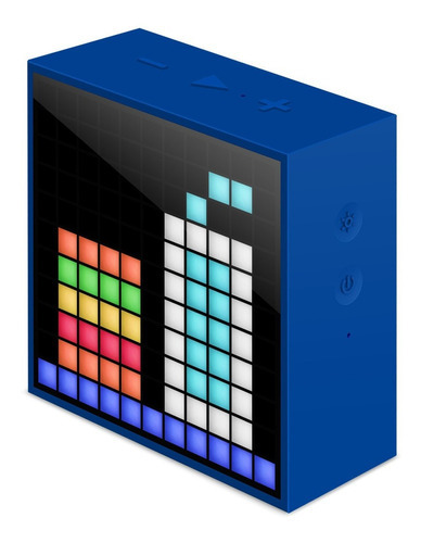 Parlante Bluetooth Portátil Divoom Timebox Para iPhone Android Color Negro