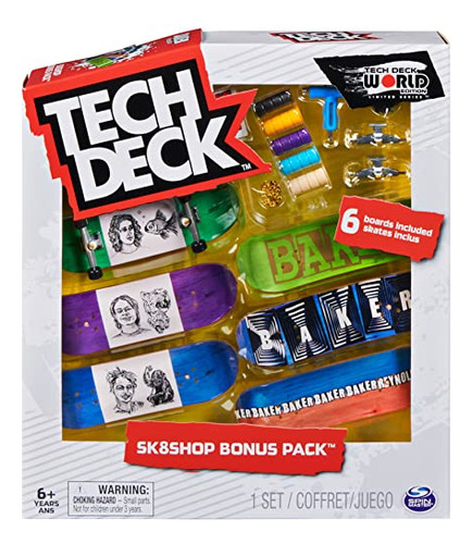 Tech Deck, Sk8shop Fingerboard Bonus Pack, Kzsoz