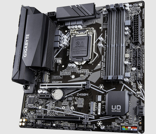 Placa Mãe Gigabyte Z490m Intel Lga 1200 Matx Ddr4 Z490