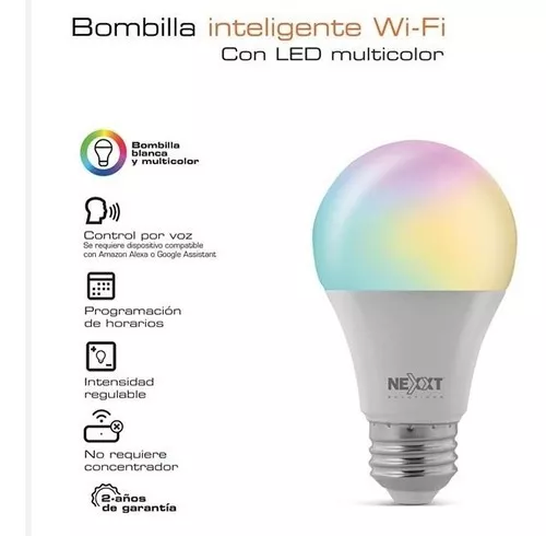 BOMBILLA LED INTELIGENTE WI-FI NEXXT NHB-C110 2PK