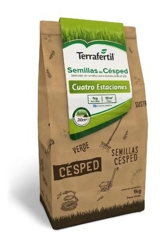 Semilla Cesped Pasto Terrafertil - 4 Estaciones Premium 5kg