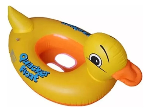 Flotador Inflable Niños Piscina Pato Patito Amarillo