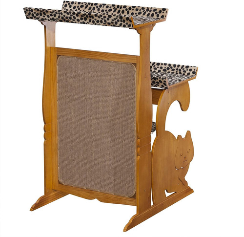 Elegant Home Fashions - Descanso Doble Para Gatos Con Almoha