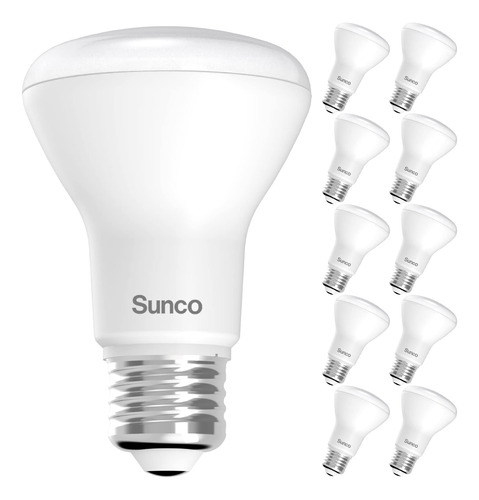 Sunco - Paquete De 10 Bombillas Led Br20 Para Interiores, R2