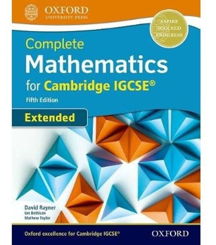 Complete Mathematics For Cambridge Igcse Extended - 5th Ed