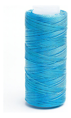 Caja 6 Pzs Hilo Crochet Nylon Sedificado Selanusa Color Azul Capri