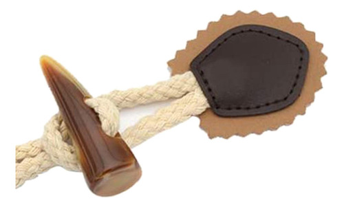 2 X 4 Pares De Coser-en Toggles Con Botón Marrón Marrón