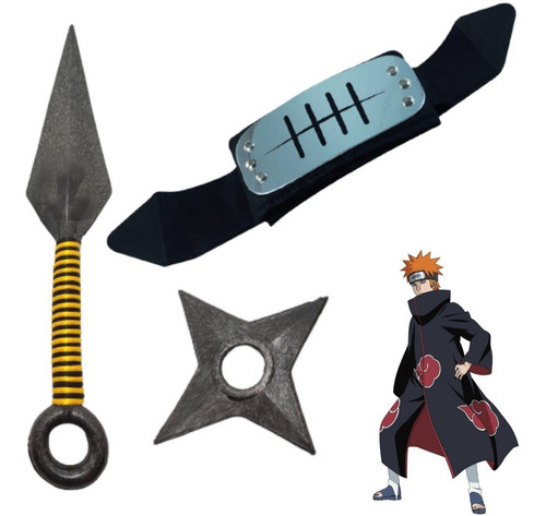 Imagen 2 de 5 de Cosplay Naruto Banda Pain Lluvia Renegado Kunai Akatsuki
