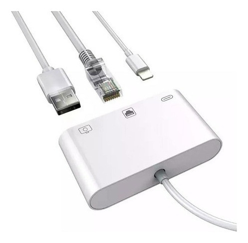 Lightning A Rj45 Lan - Adaptador Ethernet Para iPhone Y iPad