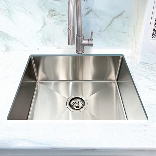 Cuba Inox Gourmet 50x40 Cm Quadrada De Embutir Bancada Pia Cozinha Aço Inox 304 Dona D.cor
