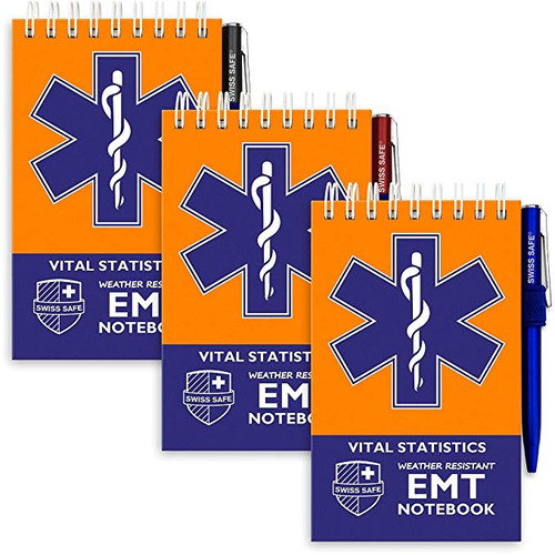Emt Notebook Vital (3-pack) - Incluye 3 Plumas, 140 Páginas 