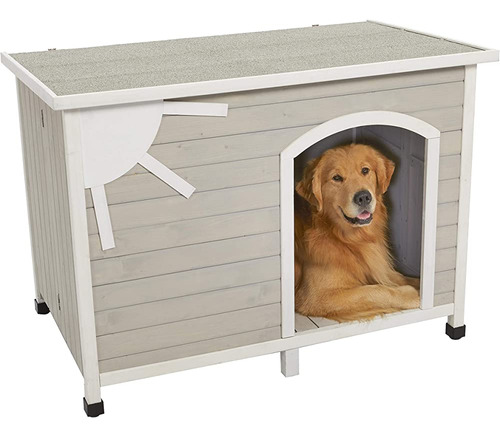 Midwest Homes For Pets Eillo Folding Outdoor Wood Dog House,