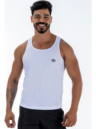 Camiseta Regata Dry Cavada Academia Treino Fitness Masculina