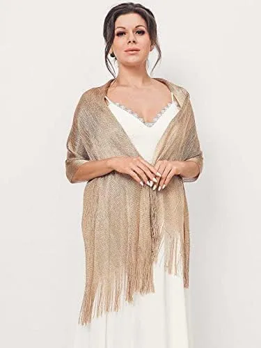 Chales Y Chales Aukmlla Para Vestidos De Noche, Bufanda De Y