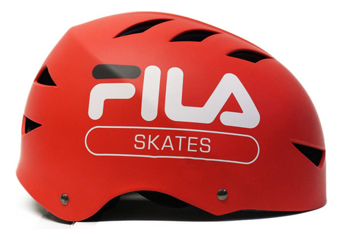 Combo De Scooter Infantil Fila Led Con Casco Color Rojo