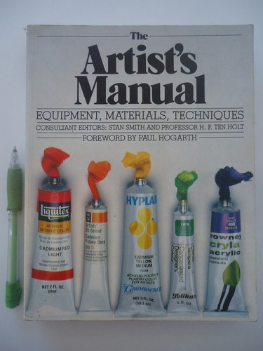 The Artist's Manual Equipment Materials Techniques Em Inglês